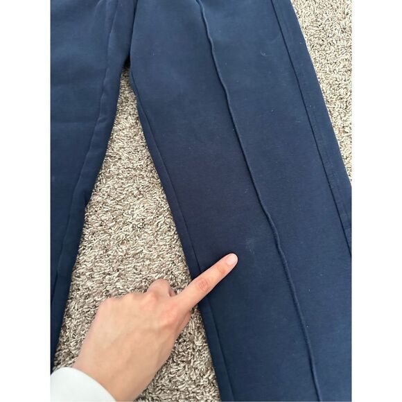 Everlane The Dream Pant Navy Blue Women’s Size XXS Pull On Tapered Leg Trousers - Picture 8 of 15